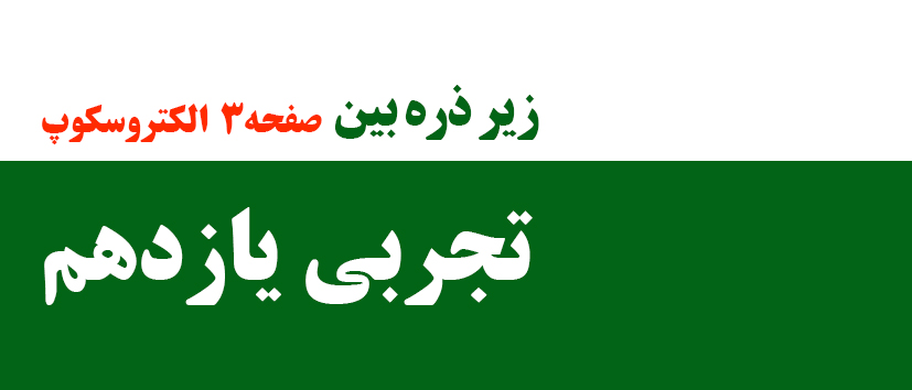 فیزیک/زیر ذره بین صفحه 3کتاب درسی (الکتروسکوپ)